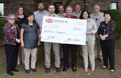 Tyson Foods has awarded a grant to the University of Arkansas Community College at Morrilton to help prepare workers for careers in poultry processing. | UACCM