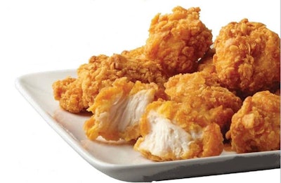 Mistica Foods has partnered with the Kellogg Company to market chicken bites breaded with Cheez-It crackers. | Mistica Foods