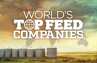 Feed International’s Top Feed Companies report includes 102 of the world’s compound feed manufacturers who produced more than 1 million metric tons in calendar year 2015. | Copyright WATT Global Media