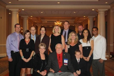 Vance Larson, surrounded by family members, was the 2012 recipient of the National Turkey Federation's Lifetime Achievement Award. | National Turkey Federation