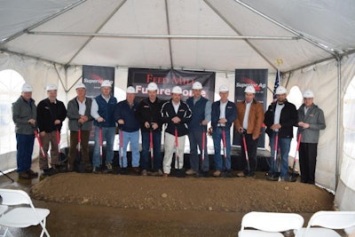 Superior Ag recently broke ground on a new feed mill in southwestern Indiana. | Courtesy Superior Ag