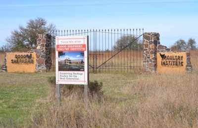 Signs have been put in place at the site of the future Good Shepherd Poultry Institute. The proposed facility will be located near Lindsborg, Kansas. | Roy Graber