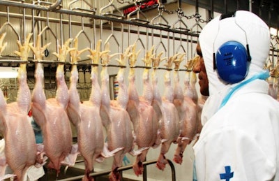 Brasil le demuestra al mundo que sus inspecciones en las plantas de procesamiento avícola cumplen con todas las normas. Foto cortesía de la Associação Brasileira de Proteína Animal.
