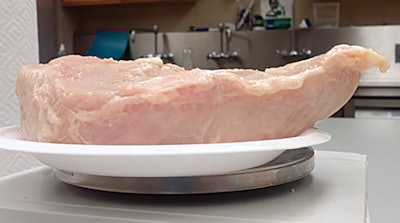 Severe woody chicken breasts exhibit toughness in 50 percent or more of the fillet tissue.| Dr. Amit Moray