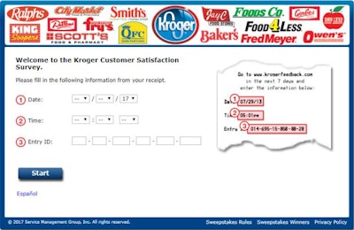 Online surveys are a way you can communicate your views concerning animal welfare issues to the companies that source and sell animal protein products. | Screenshot from Krogerfeedback.com