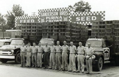 Sanderson Farms may have underwent many changes since it operated this feed store in 1951, but the company says it remains committed to keeping its operations and jobs in the United States. | Sanderson Farms