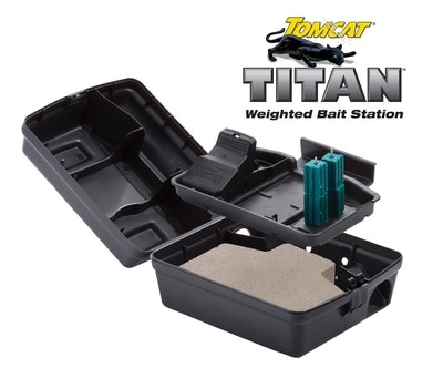 Motomco Tomcat Titan Weighted Rodent Bait Station