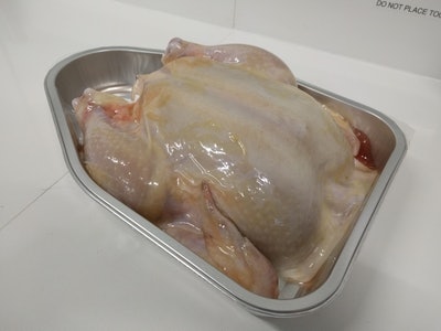 ADVANTA chicken shaped aluminium tray
