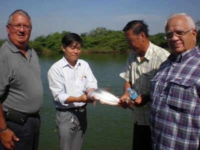 ASA's WISHH project is working to enhance trade and development by accelerating production of high-demand fish species for the Cambodian market and developing a lasting aquaculture industry that recognizes the value of soy protein in feed. | Courtesy American Soybean Association