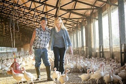 Terry and Sharon Albertson, Eldon, Missouri, raise turkeys for Cargill's Honeysuckle White brand. Through the Honeysuckle White traceable turkey program, consumers can trace their Thanksgiving turkey back to family farmers such as the Albertsons. | Photo courtesy of Cargill