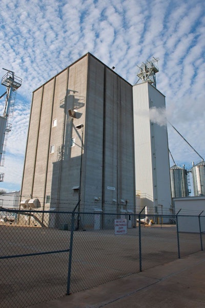 Aviagen's Athens, Alabama, feed mill is split into three modules: batching and grinding, pathogen elimination and loadout. | Courtesy Aviagen