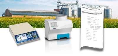 Fairbank Scales FB2558 instrument for grain moisture tester