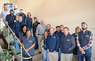Mountaire Farms' Grow Out Team was recently honored for its dedication to safety. The team completed 25 years without a lost time accident. | Photo courtesy of Mountaire Farms