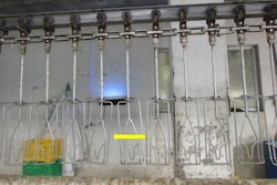 Misaligned shackles can increase the risks of carcasses being damaged. (Eduardo Cervantes Lopez)