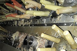 Each and every disc must have its full complement of plucking fingers as missing fingers will affect the quality of defeathering and lead to those fingers in place wearing our more quickly. (Eduardo Cervantes López)