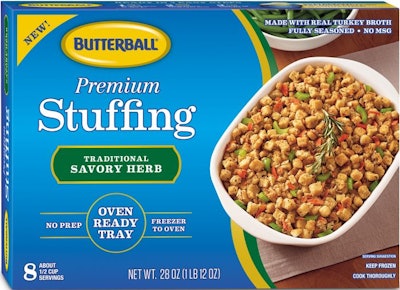 Butterball Premium Stuffing is a limited time offer for the 2019 holidays and available at select retailers nationwide. (Butterball)