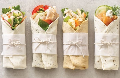 The wraps are available in four flavors: Original, Italian style, Rye style and Southwest style. (Courtesy EggLife Foods)
