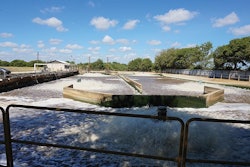 The facility recently installed a privacy fence around its wastewater treatment complex to improve the view of residential neighbors and those using an adjacent trail. (Photo by Austin Alonzo)