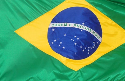 Brazil Flag Wind