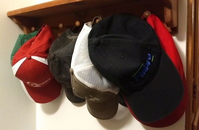 Is there really such a thing as too many baseball caps? Possibly, but it doesn't hurt to have a few spares around. (Roy Graber)