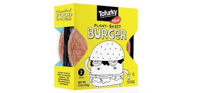 Tofurky recently launched a new beef-style burger available at Target (Tofurky).