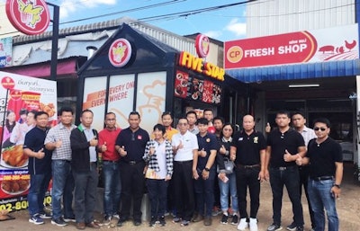 The CP Fresh Shop is one opportunity being offered by Charoen Pokphand Foods to help entrepreneurs who have been negatively affected by the COVID-19 pandemic. (CPF)