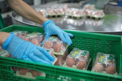 Grupo Huevos Guillén ensures the availability of specific disposable clothing/masks, overalls and gloves for all staff during COVID-19. (Courtesy Grupo Huevos Guillén)