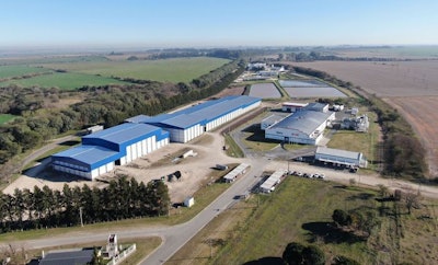 In Racedo’s industrial area, the Motta Group will establish the Calisa2 greenfield processing plant like an oasis, surrounded by planted trees. (Marel)