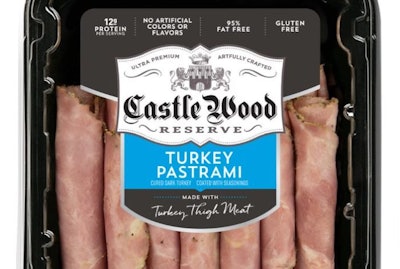 Cargill Protein's Castle Wood Reserve is presently the fastest growing packaged lunchmeat brand, according to Nielsen data. (Courtesy Cargill Protein)