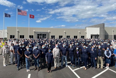 A ribbon cutting ceremony was held on April 8, 2021, at the Tyson Foods Humboldt, Tennessee, poultry processing plant. (Tyson Foods)