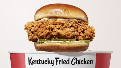 Strong demand for the new KFC chicken sandwich has resulted in a shortage of supply, David Gibbs, the Chief Executive Officer of Yum, said on an April 28 conference call. (Yum)