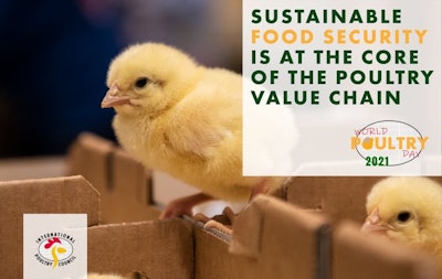 Poultry meat is the most sustainable kind of meat and an affordable source of high-quality protein, essential part of the diet, especially in developing countries. The poultry sector is committed to help providing food security around the world. (International Poultry Council)
