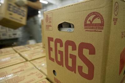Egg sold in California in 2022 will be required to be labeled as 'CA Cage Free' and also have the CA SEFS statement on the container.