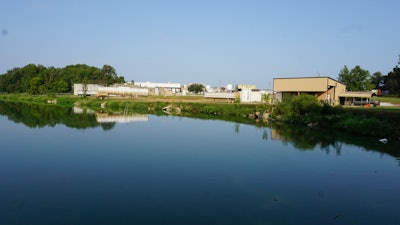 Tyson’s Nashville water treatment operation handles an average flow of 1.2 million gallons of concentrated wastewater daily. (Austin Alonzo)