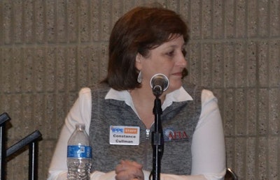 Constance Cullman spoke at the Animal Agriculture Sustainability Summit at the International Production & Processing Expo. (Roy Graber)