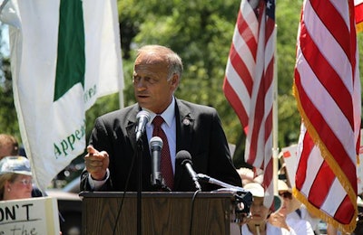Former U.S. Rep. Steve King during his tenure proposed legislation that would prevent one state from regulating egg and pork production methods in other states. He still believes federal legislation is the best way to accomplish that. (Courtesy Steve King)