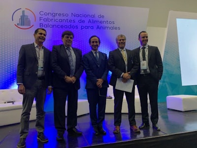 Mexican animal protein top brass during the National Feed Manufacturers Congress (Benjamín Ruiz)