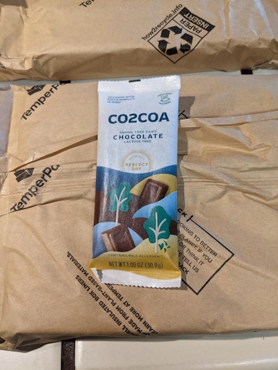 .The CO2CO chocolate bar claims to be designed with sustainability in mind