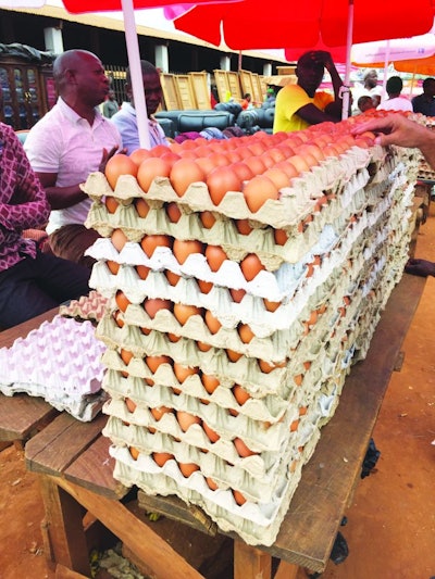 Imports can hamper the development of local egg production. Dr. Vincent Guyonnet