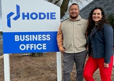 Hodie Meats Vice President of Processing Ben Garcia and Vice President of Sales Amy Ward help lead the new company. (Courtesy Hodie Meats)