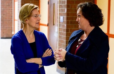Sen. Elizabeth Warren and Rep. Katie Porter (Elizabeth Warren | Facebook)