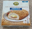 Value added, ready-to-cook frozen, stuffed chicken products like chicken cordon bleu repeatedly warn consumers to avoid unsafe consumption. (Austin Alonzo)