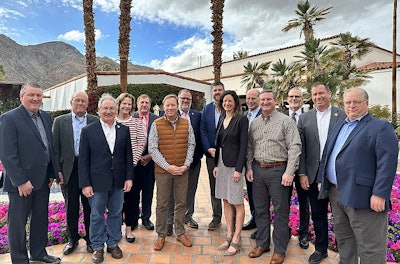 The NTF 2023 Executive Committee in Palm Springs, California. Alan Rickard not pictured. (Courtesy National Turkey Federation)