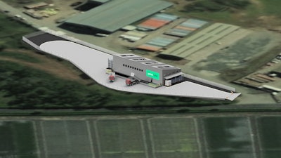 Visual of Onnu's first proposed pyrolysis hub.