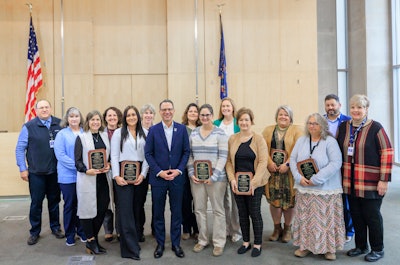Pennsylvania Gov. Josh Shapiro presented Governor’s Awards for Excellence to members of the Pennsylvania Department of Agriculture Avian Influenza Veterinary Field Response Team.