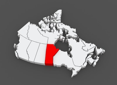 Manitoba On Map