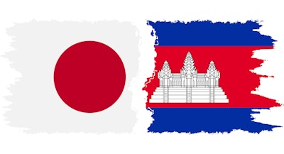 Japan and Cambodia