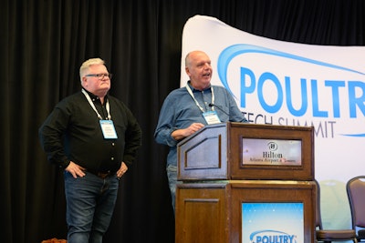 Paul Moyer and Keith Warriner presenting at 2023 Poultry Tech Summit