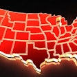 Us Map Red