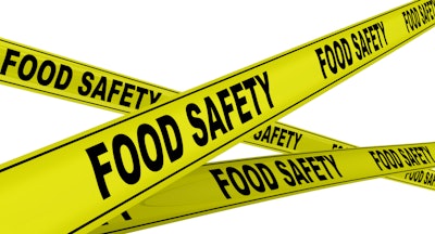 Yellow Warning Tapes Food Safety